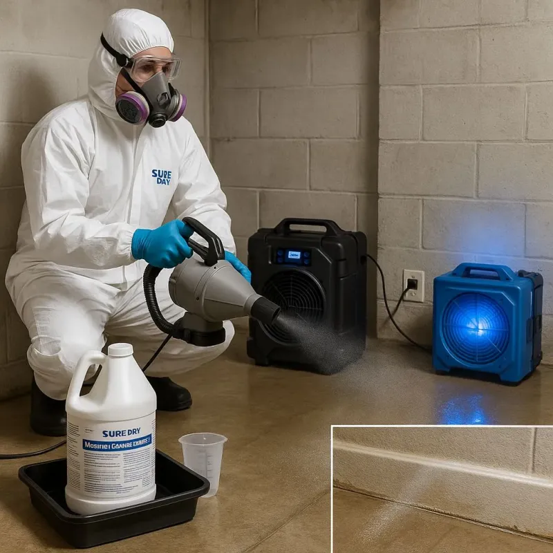 Sanitization and Odor Removal process in Tustin, CA